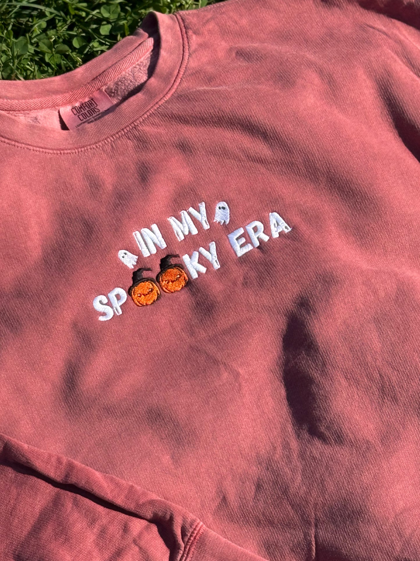 In my spooky era - embroidered crewneck