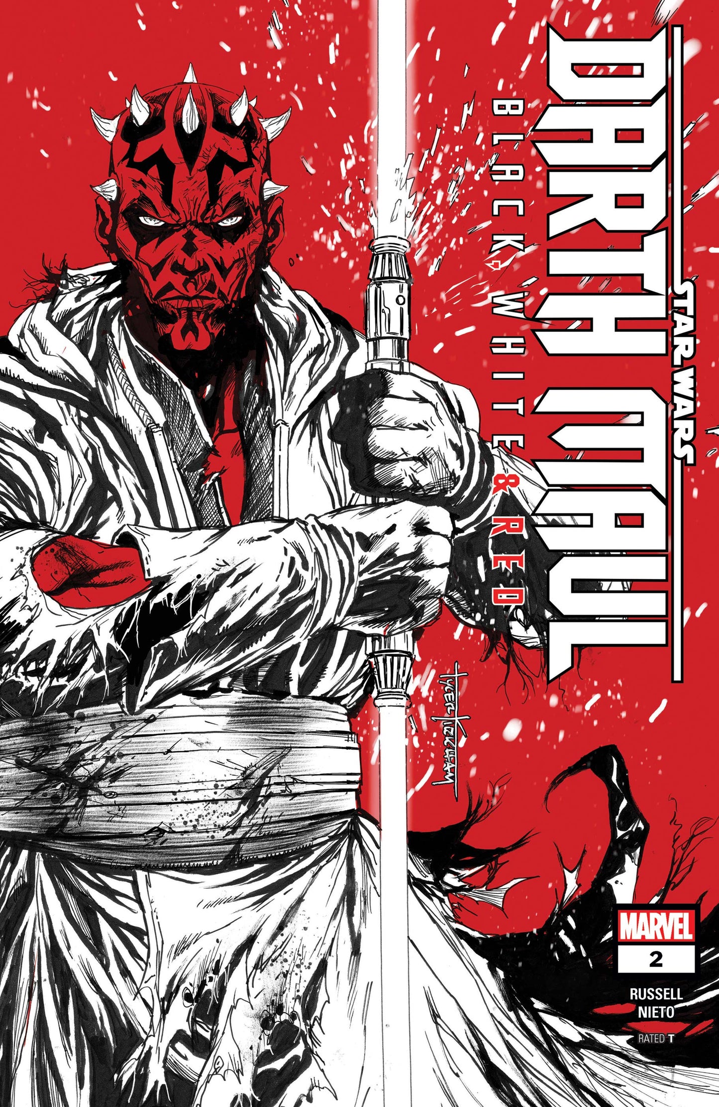 STAR WARS: DARTH MAUL - BLACK, WHITE & RED (2024) #2