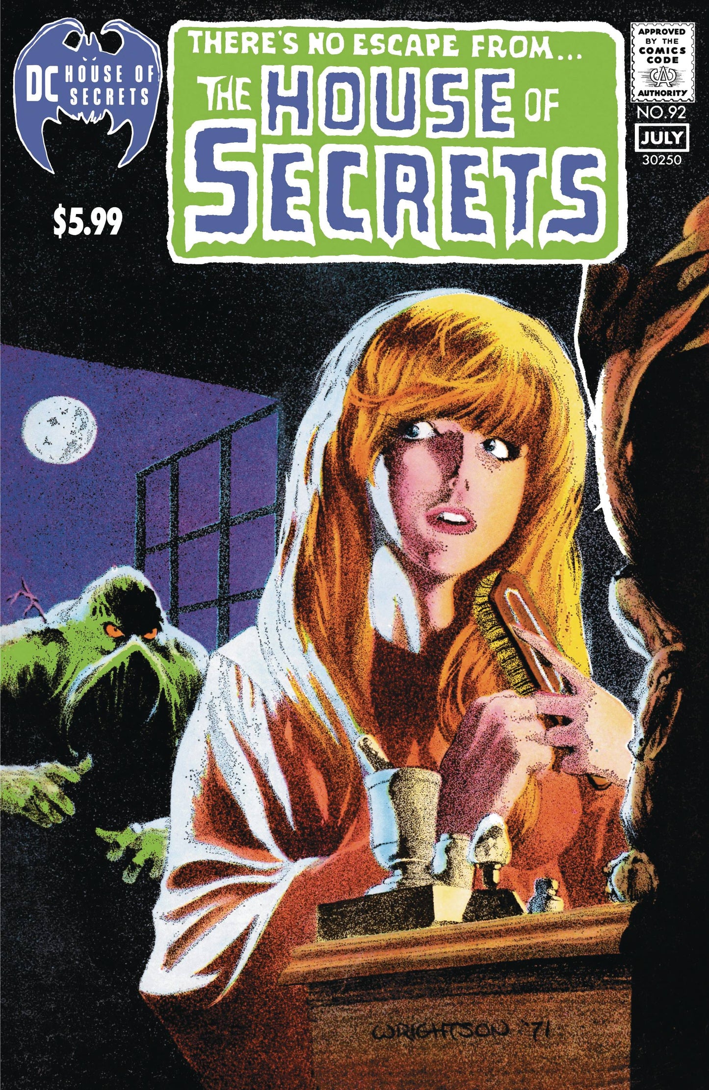 HOUSE OF SECRETS #92 FACSIMILE (2024) CVR B WRIGHTSON FOIL