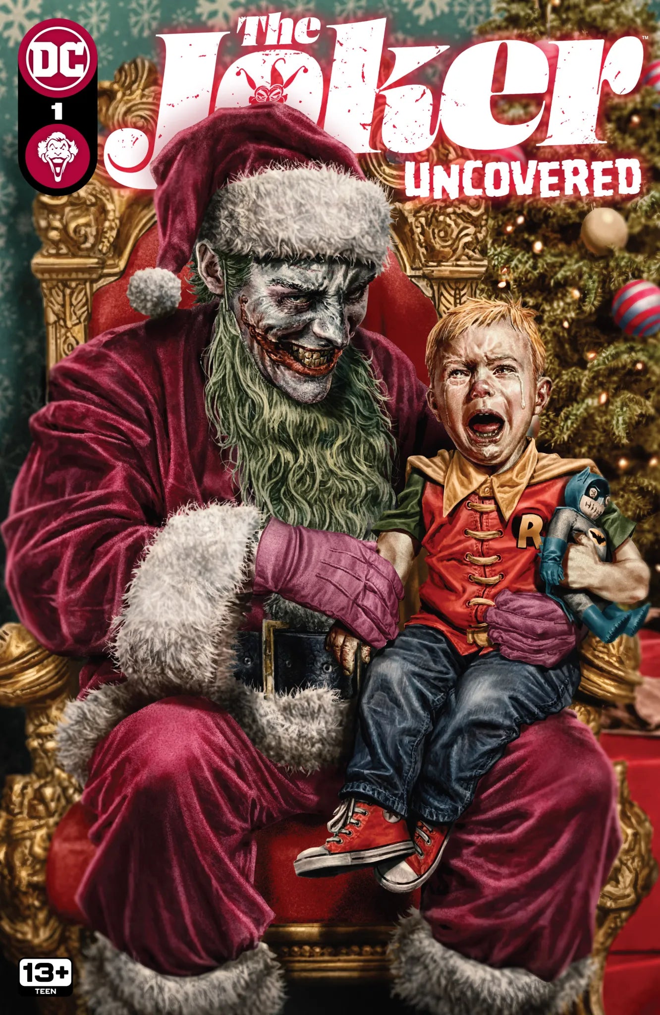 The Joker: Uncovered foil variant cover by LEE BERMEJO