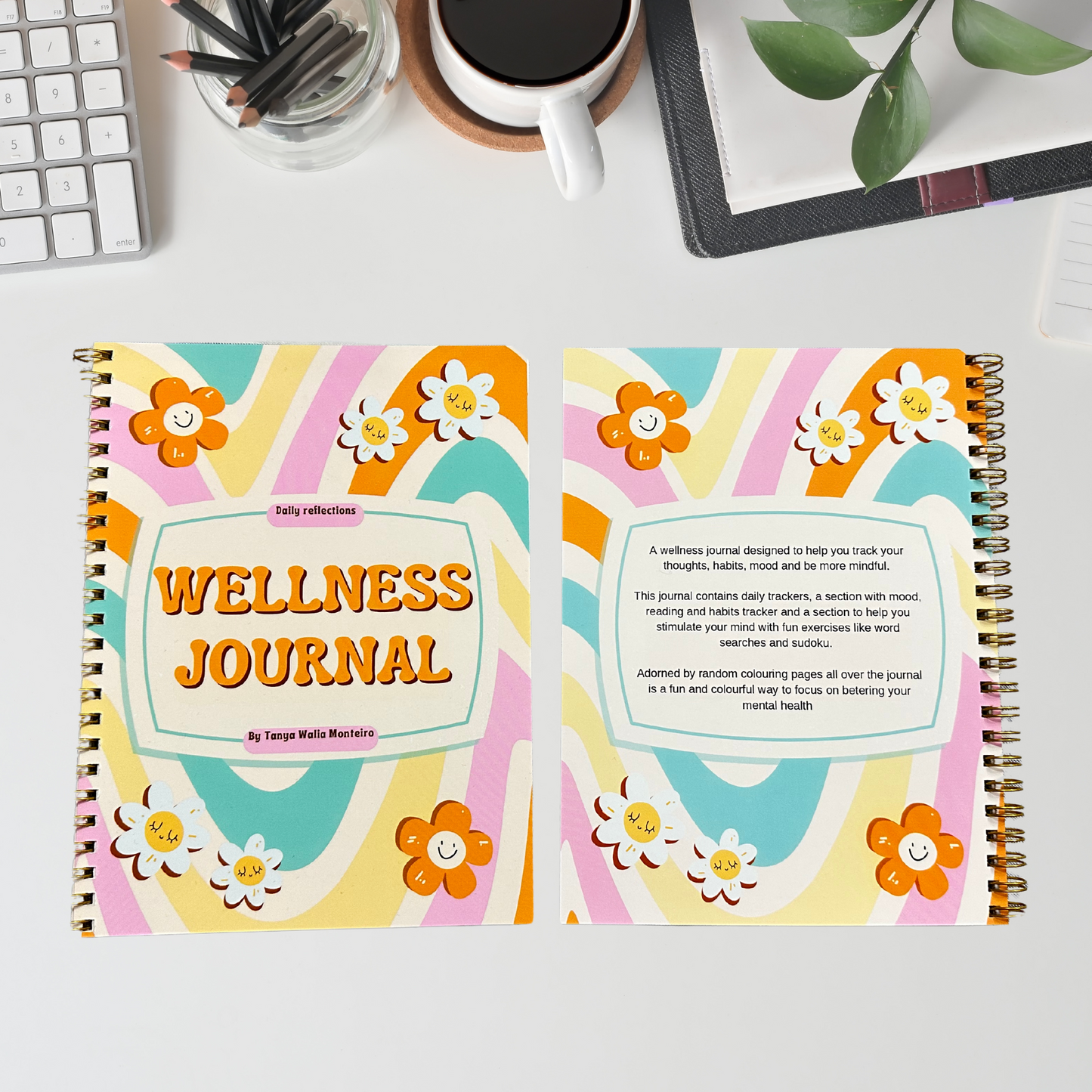 Daily reflections wellness journal