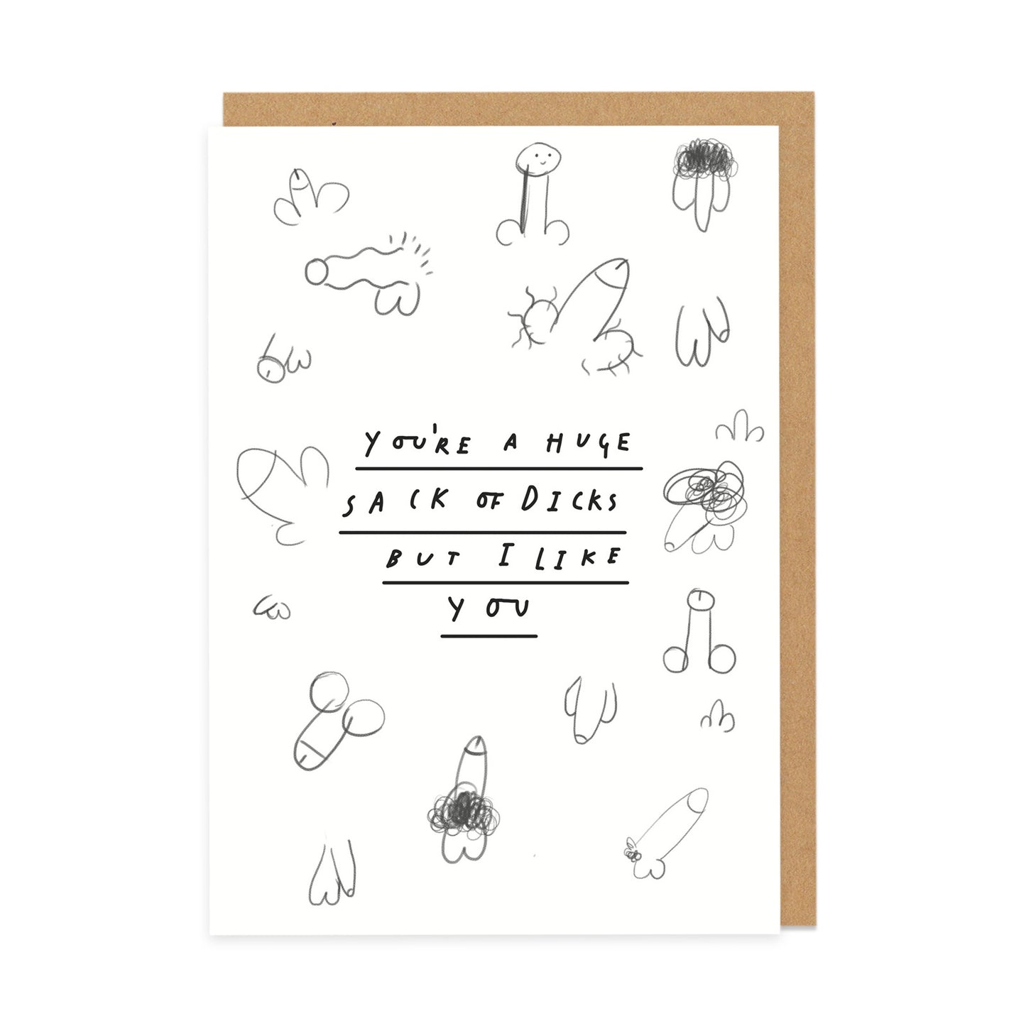 Sack 'O Dicks Greeting Card
