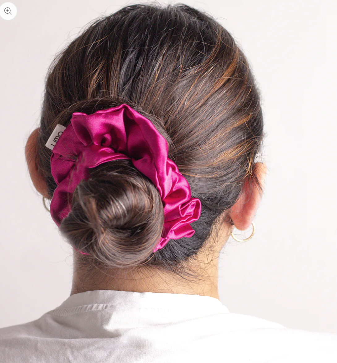 LIMN Chiffon and satin scrunchies