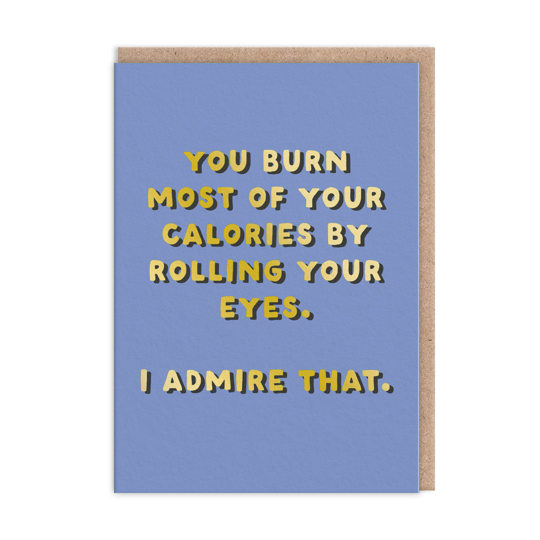 Rolling Your Eyes Greeting Card