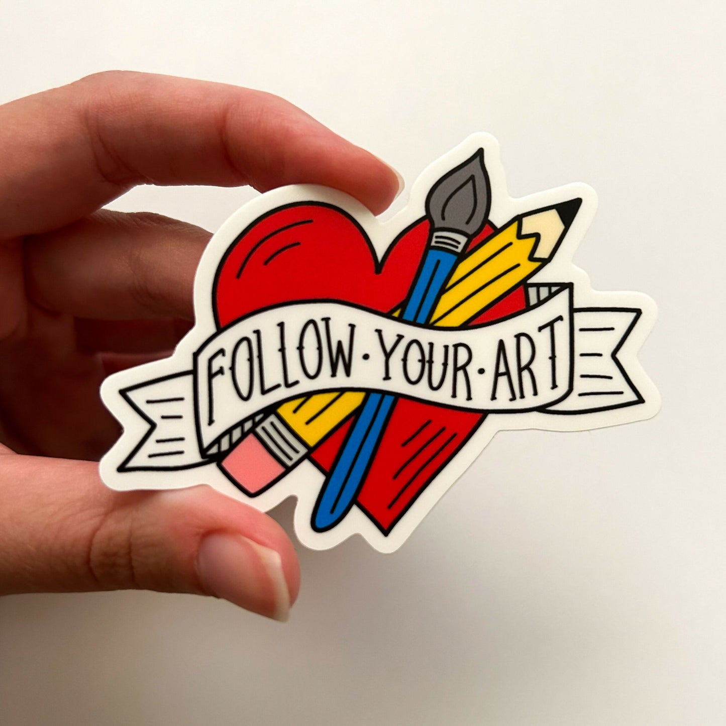 DMB 306 - Follow Your Art Vinyl Sticker