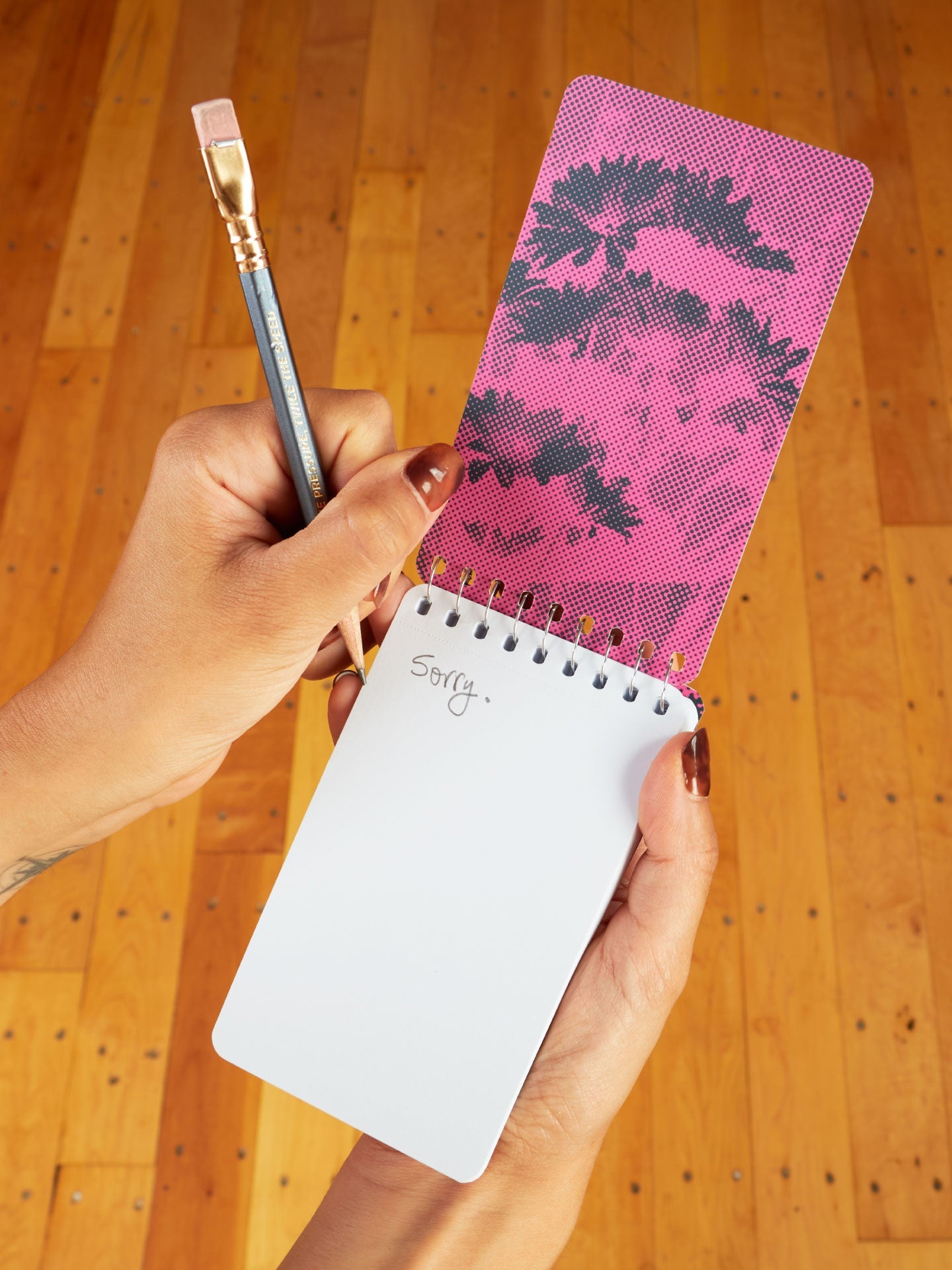 Sorry For Being Rude. I Have This Thing Where I'm Rude 3x5 Spiral Notebook