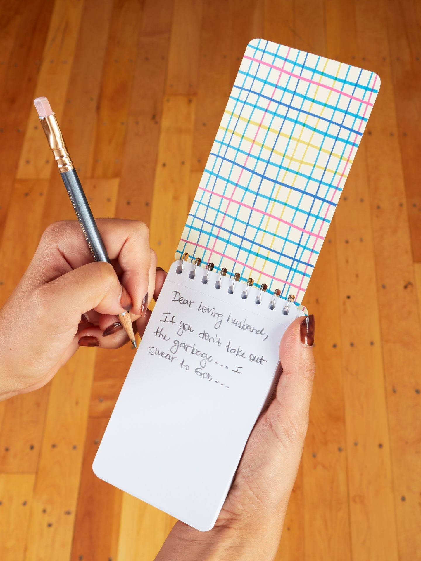 Sweet Little Reminders For My Stupid Husband 3x5 Spiral Notebook