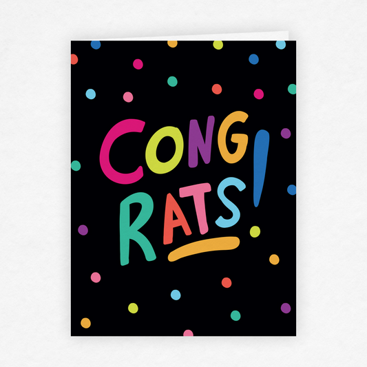 DMB 107 - Congrats Greeting Card for Graduation, New Job, Celebrations