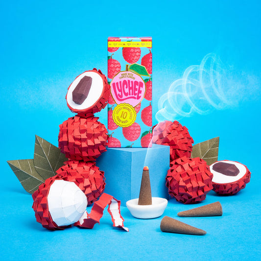 Lychee incense cones