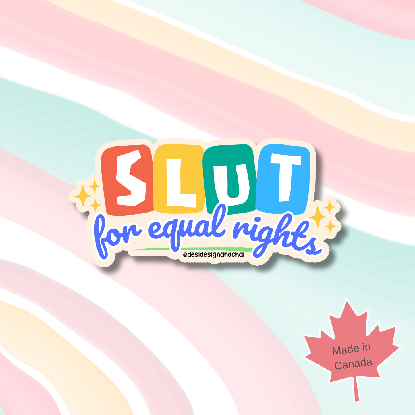 Slut for human rights- Vinyl Sticker