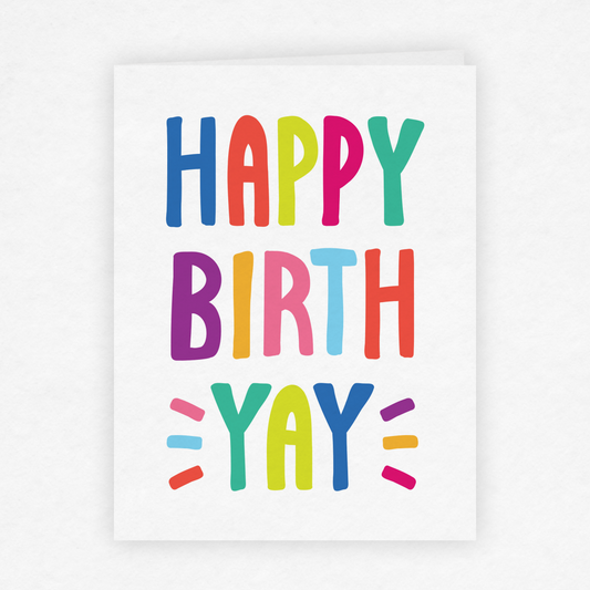 DMB 105 - Happy Birth Yay Birthday Greeting Card