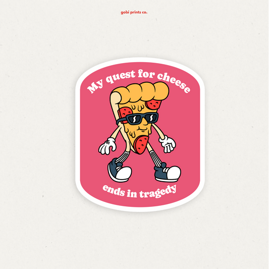 GBC - S45 Quest for cheese vinyl sticker