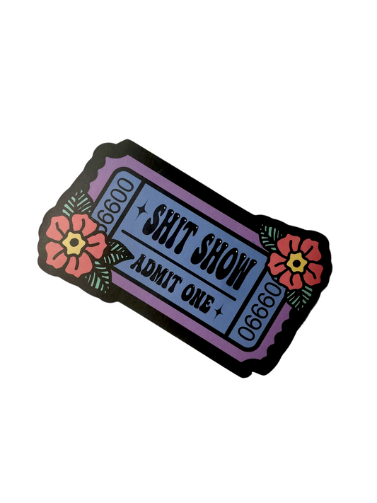 WHFD 81 Shit Show Sticker - Colourful