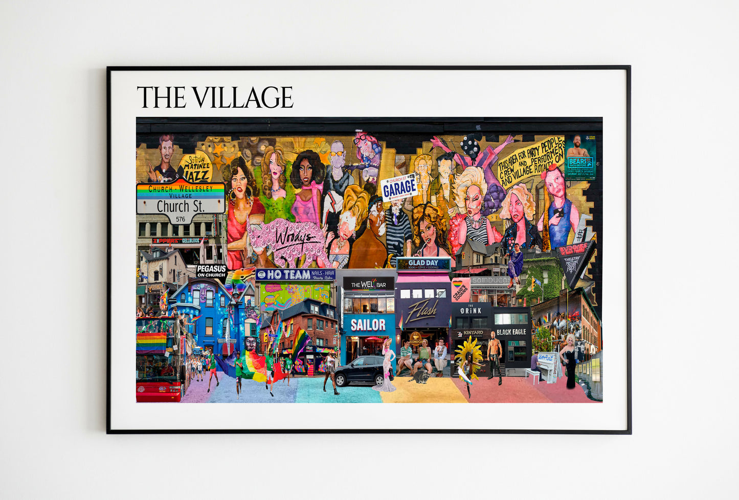 LWCS 32- 8.5 x 11 Village Print