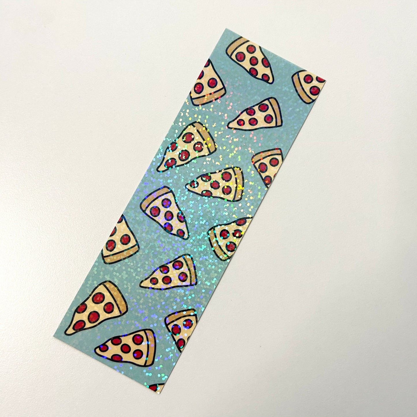 DMB 208 - Glitter Pizza Bookmark