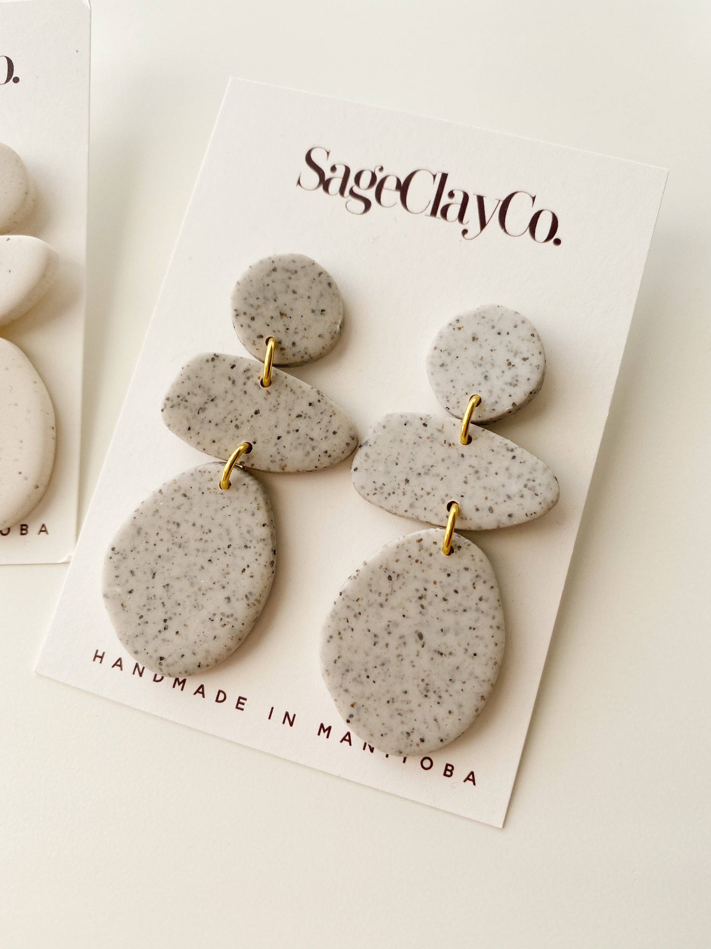 SageClayCo - Gia | Handmade Polymer Clay Earrings