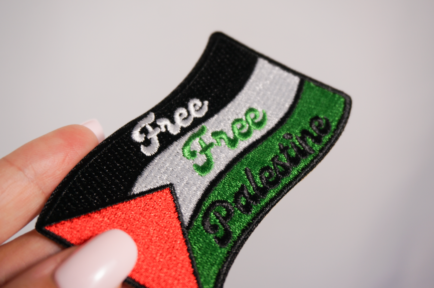 Palestinian Flag Patch – Palestine Iron-On Embroidered Patch | Free Palestine National Symbol