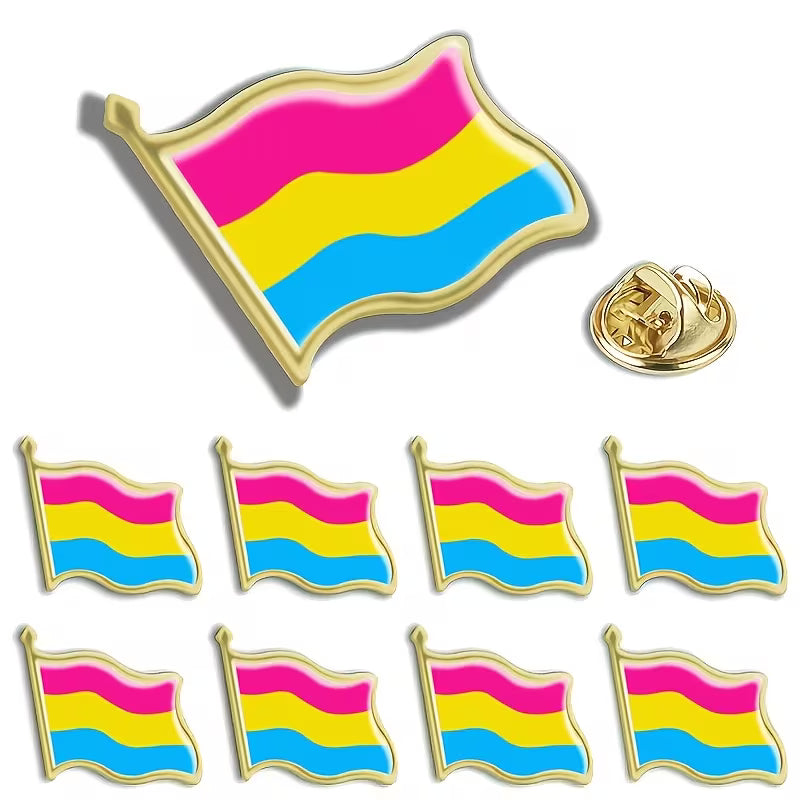 Pride flag pin - Pan Sexual flag