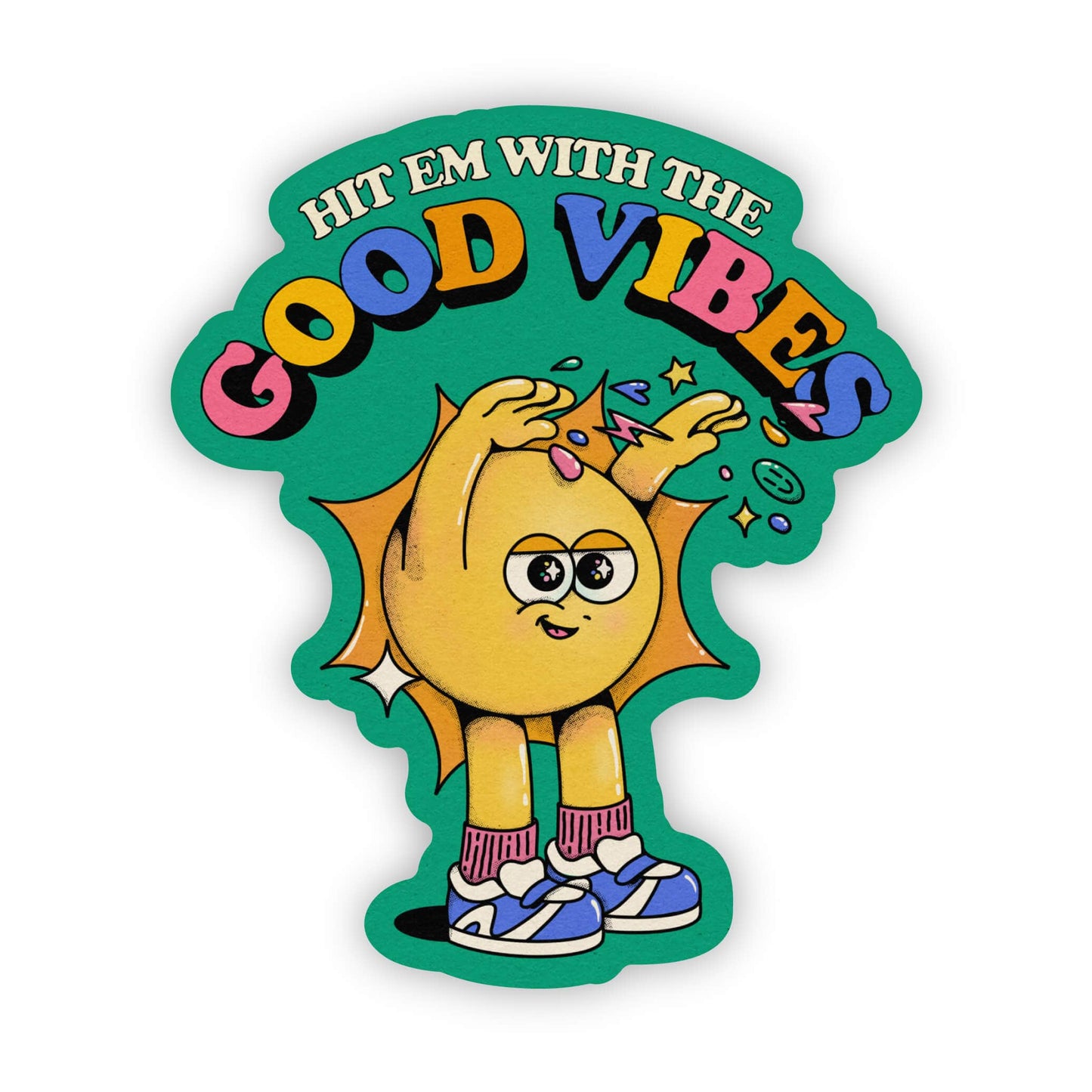 Big Moods - "Hit em with the Good Vibes" sticker