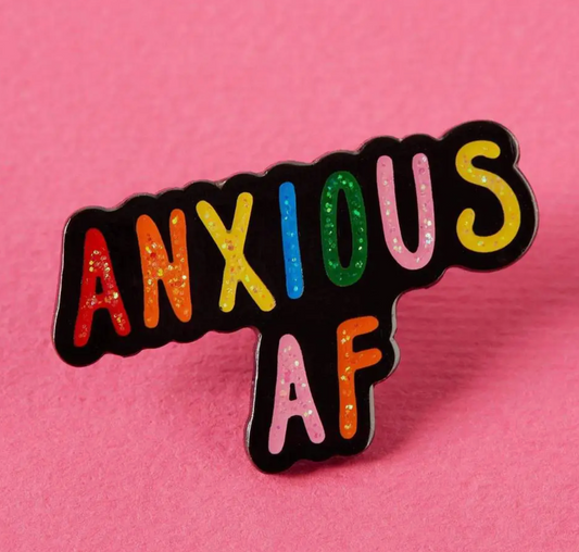 Punky Pins - Anxious AF Enamel Pin