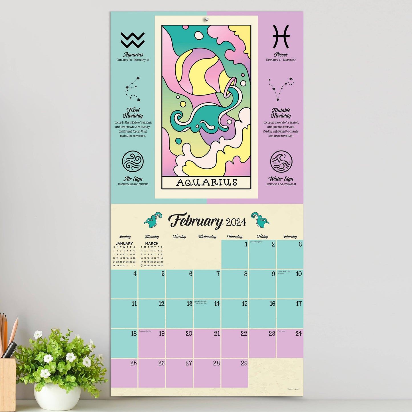 2024 Year of Astrology Wall Calendar