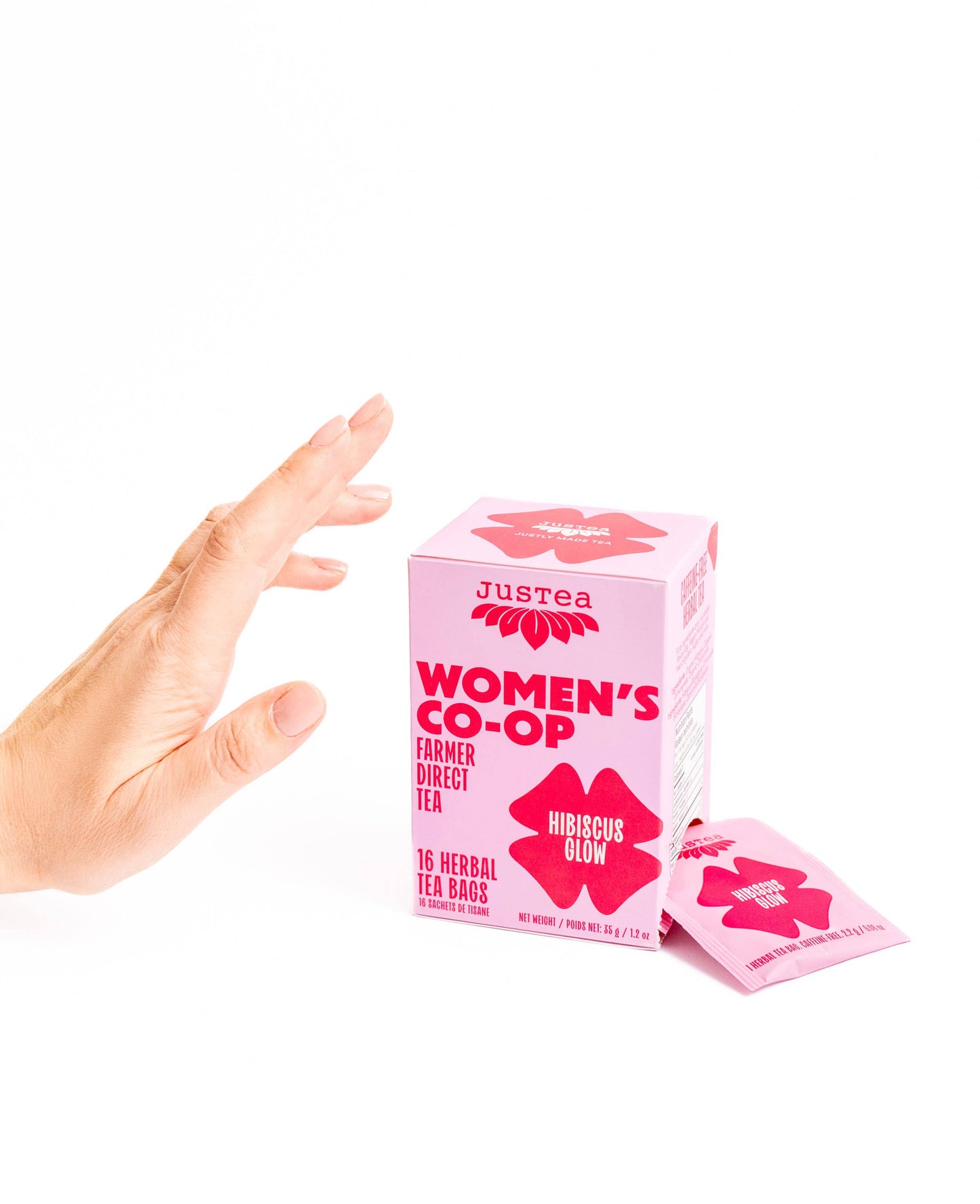 Hibiscus Glow Tea Bags - Organic, Fair-Trade, Herbal Tea