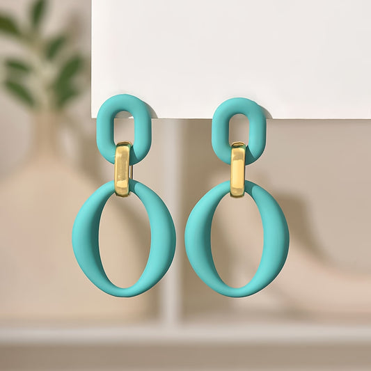 Polymer Clay drop earrings