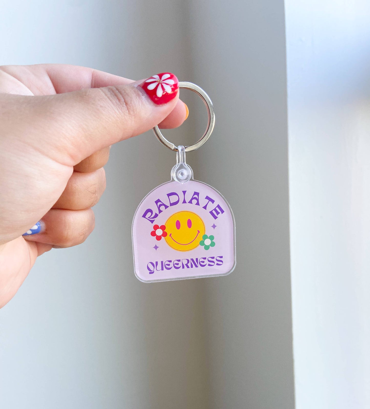 Acrylic Keychain (Radiate Queerness)