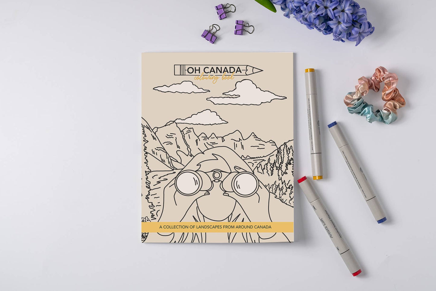 Oh Canada Colouring Book