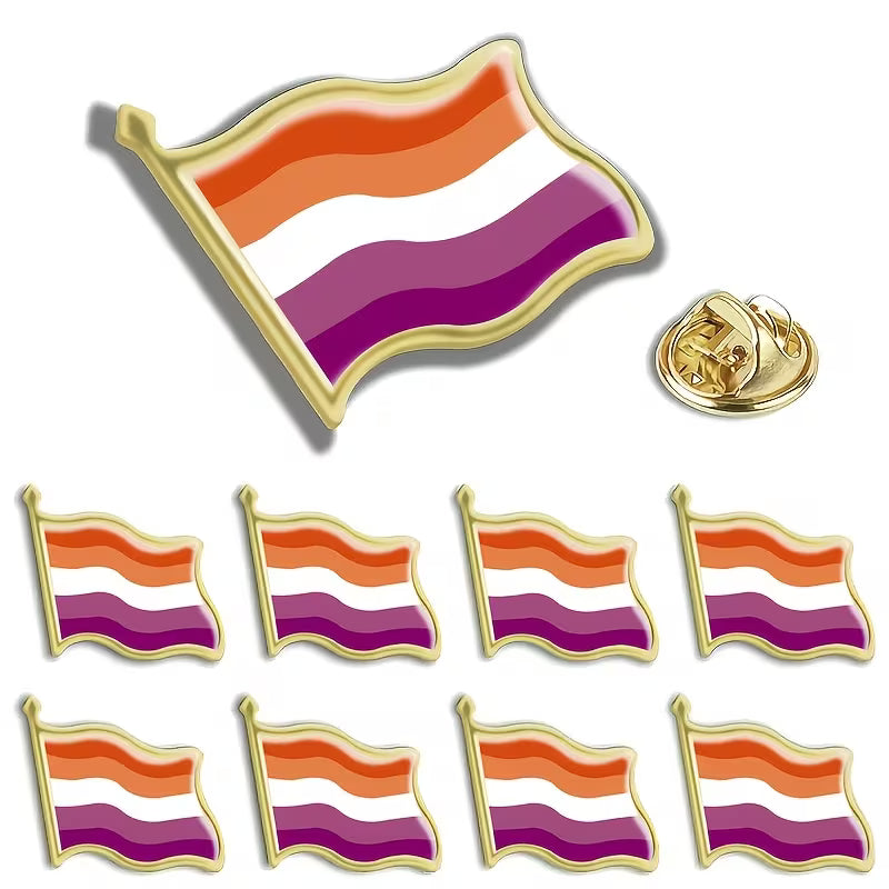 Pride flag pin - Lesbian flag