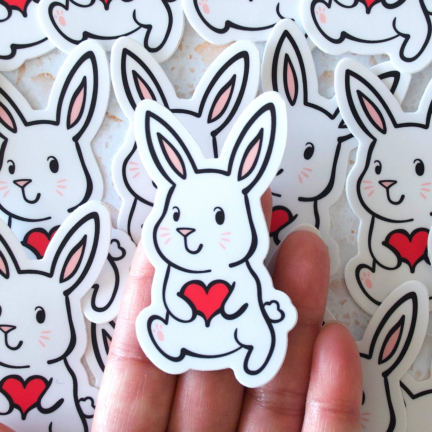 Bunny Vinyl Sticker