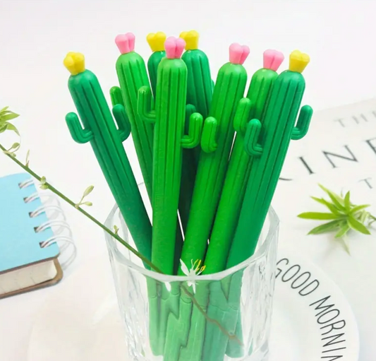 Cactus gel pens
