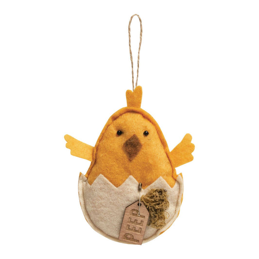 Felt Hatching Peep Chick Ornament