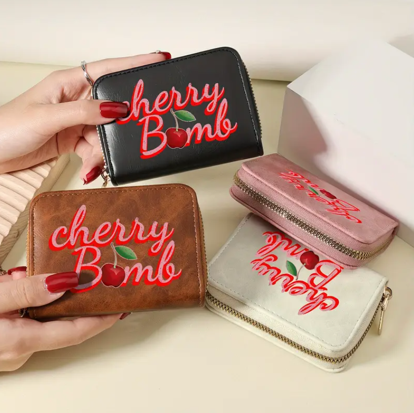 Cherry bomb wallets