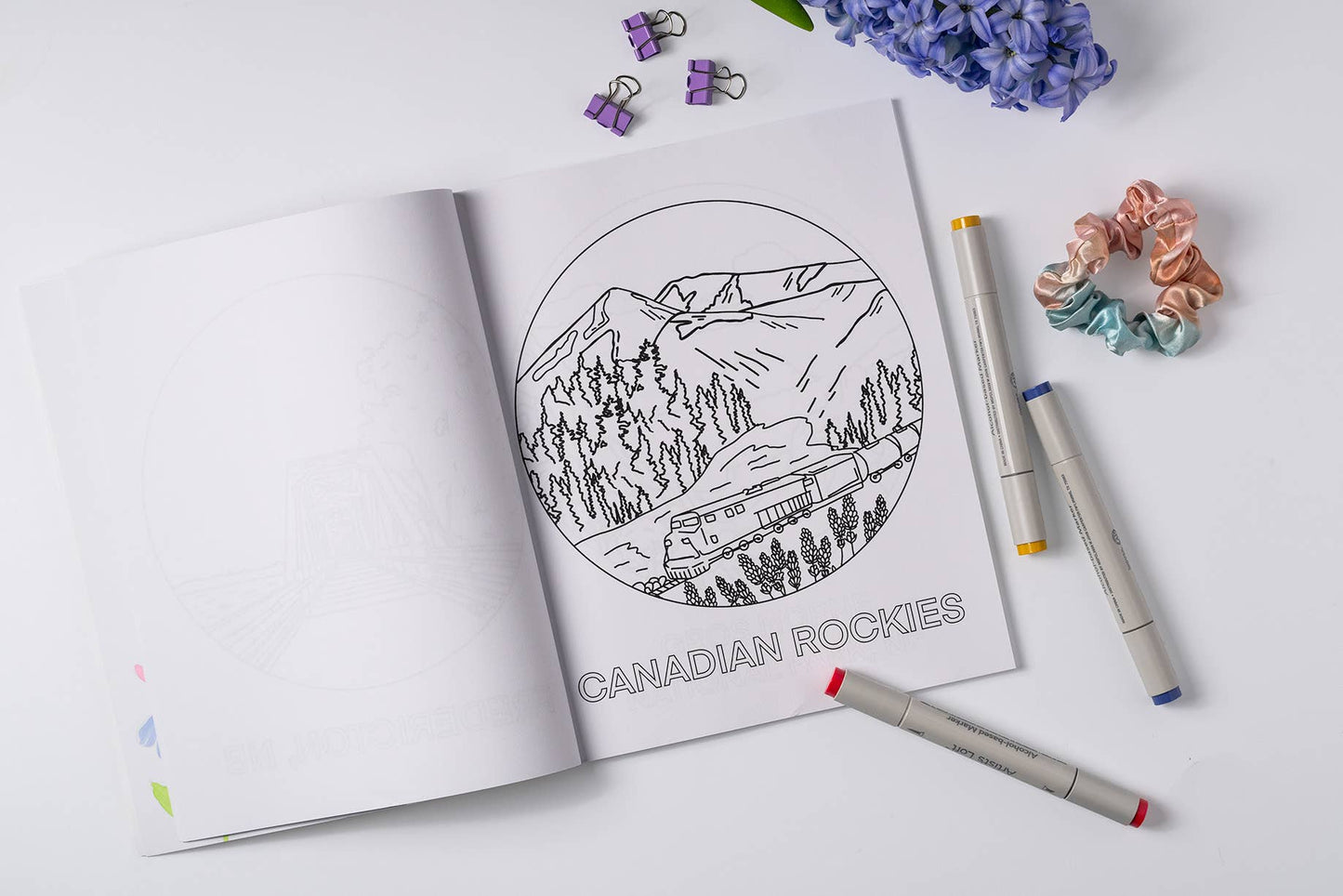 Oh Canada Colouring Book