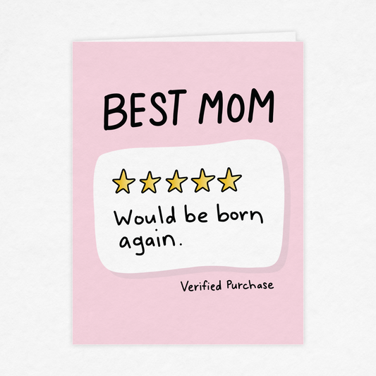 DMB 154 - 5 Star Mom Review - Funny Mother's Day Greeting Card