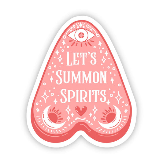 "Let's summon spirits" sticker