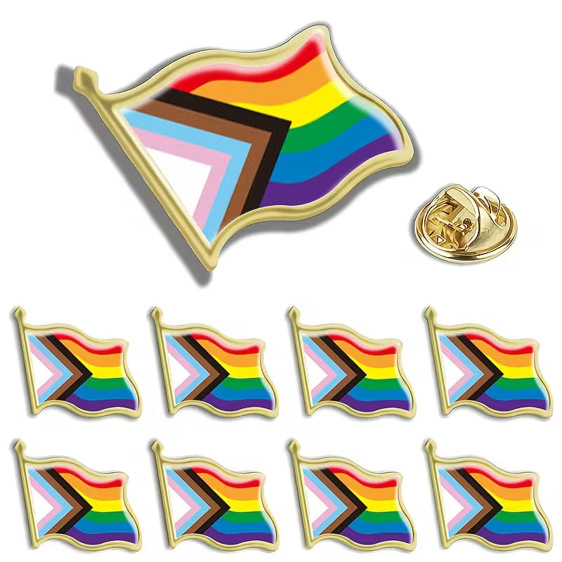 Pride flag pin - Pride progress flag