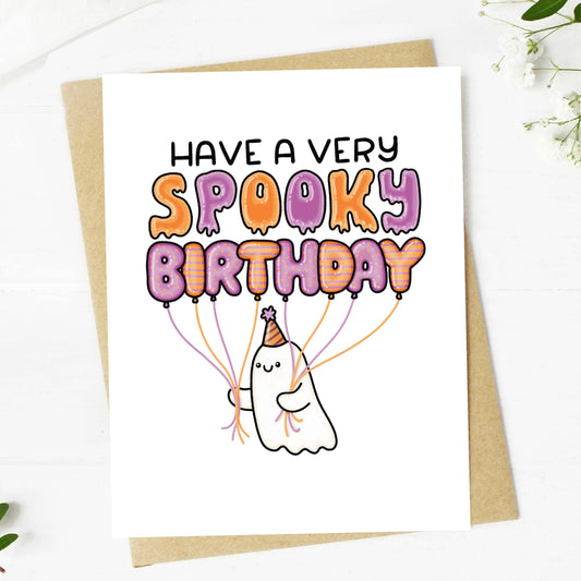 "Have A Very Spooky Birthday" Halloween Card