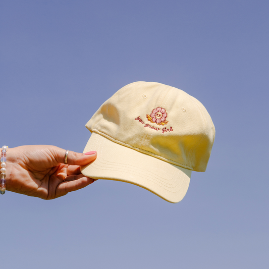 You Grow Girl Baseball Dad Hat