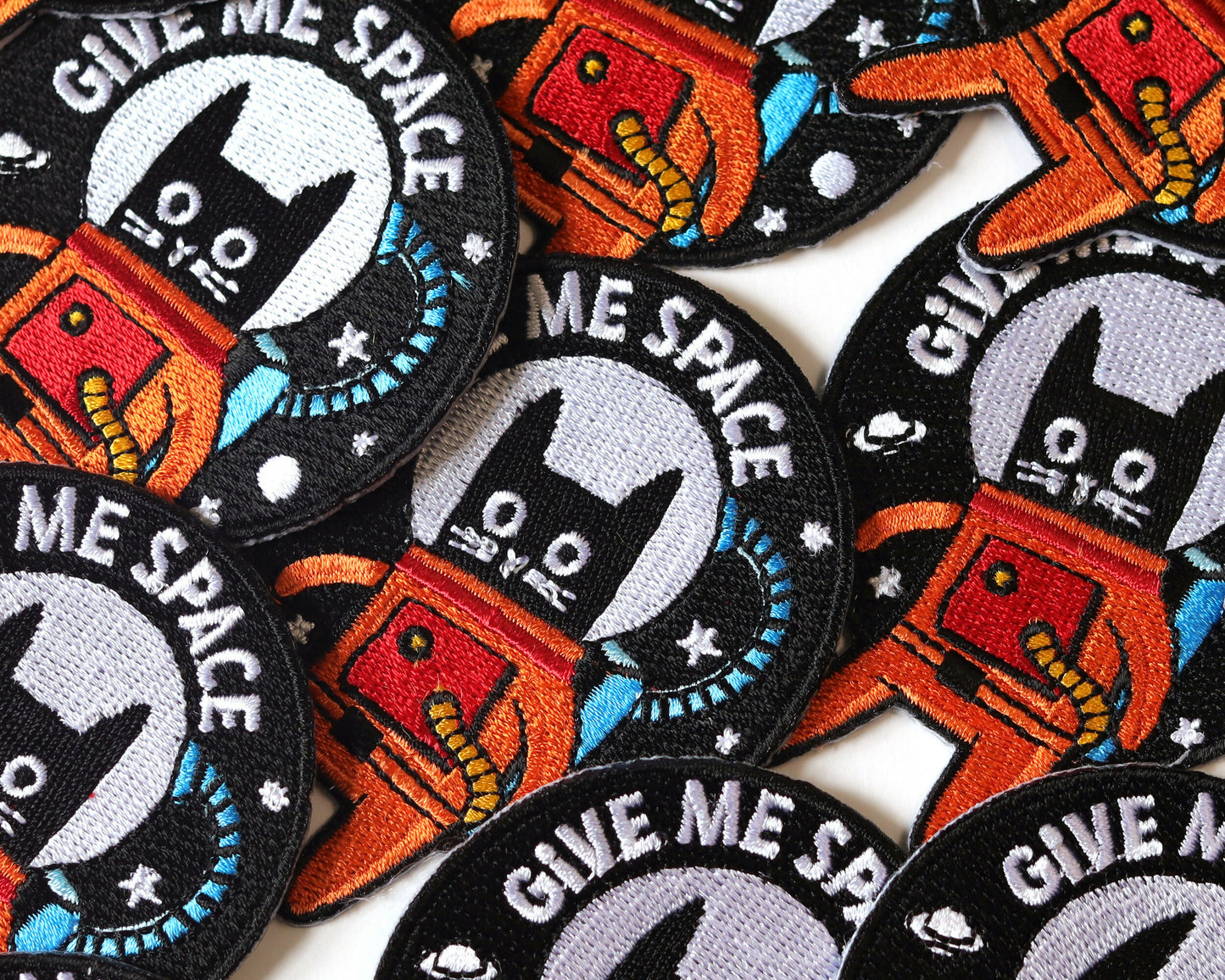 SPL P002 Give me space cat Patch