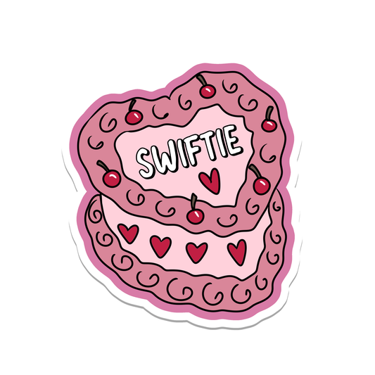 Swiftie Cake | Taylor Swift | | Waterproof Sticker | 2.8"