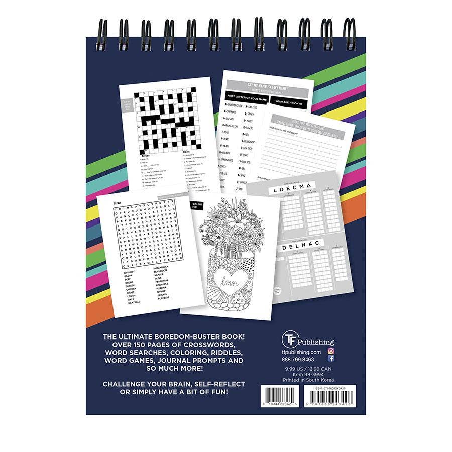 TF Publishing - Paper Goods - Brain Games Puzzle Book Spiral Puzzle Pad