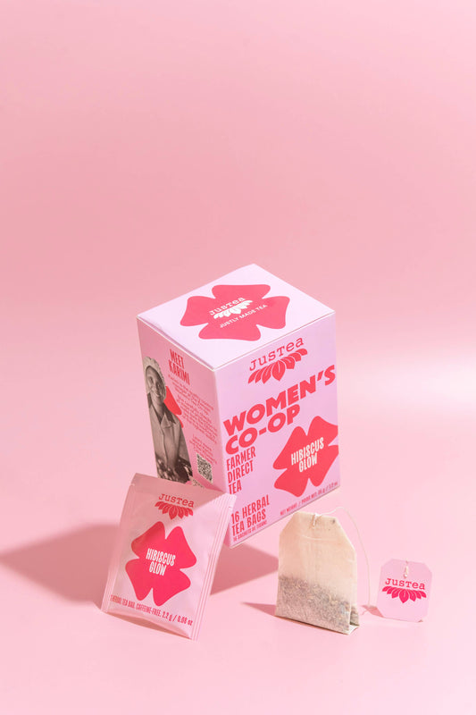 Hibiscus Glow Tea Bags - Organic, Fair-Trade, Herbal Tea