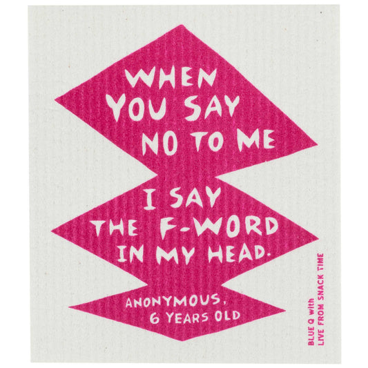 F - Word Swedish Dishcloth