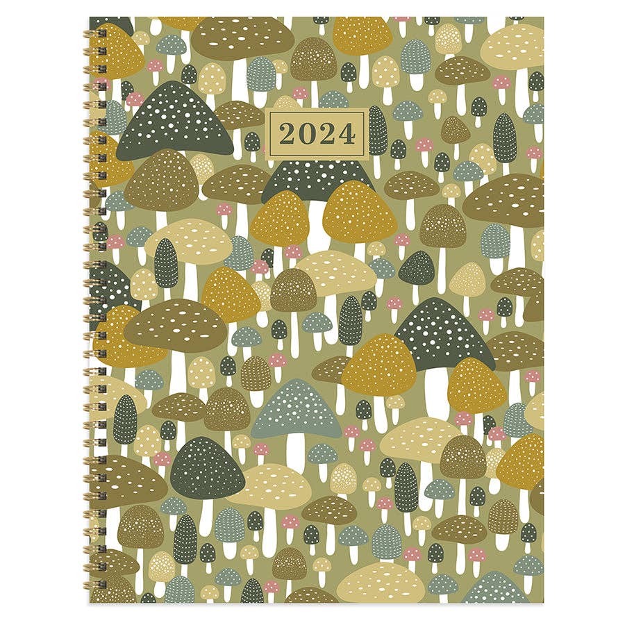 Paper Goods - 2024 Fungi Large Weekly Monthly Planner
