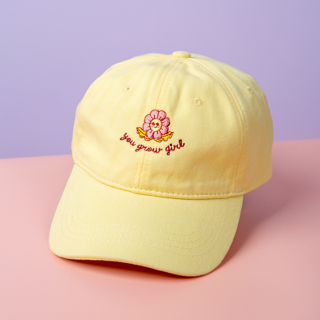 You Grow Girl Baseball Dad Hat