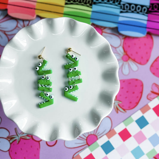 NRJ113 Gator Earrings