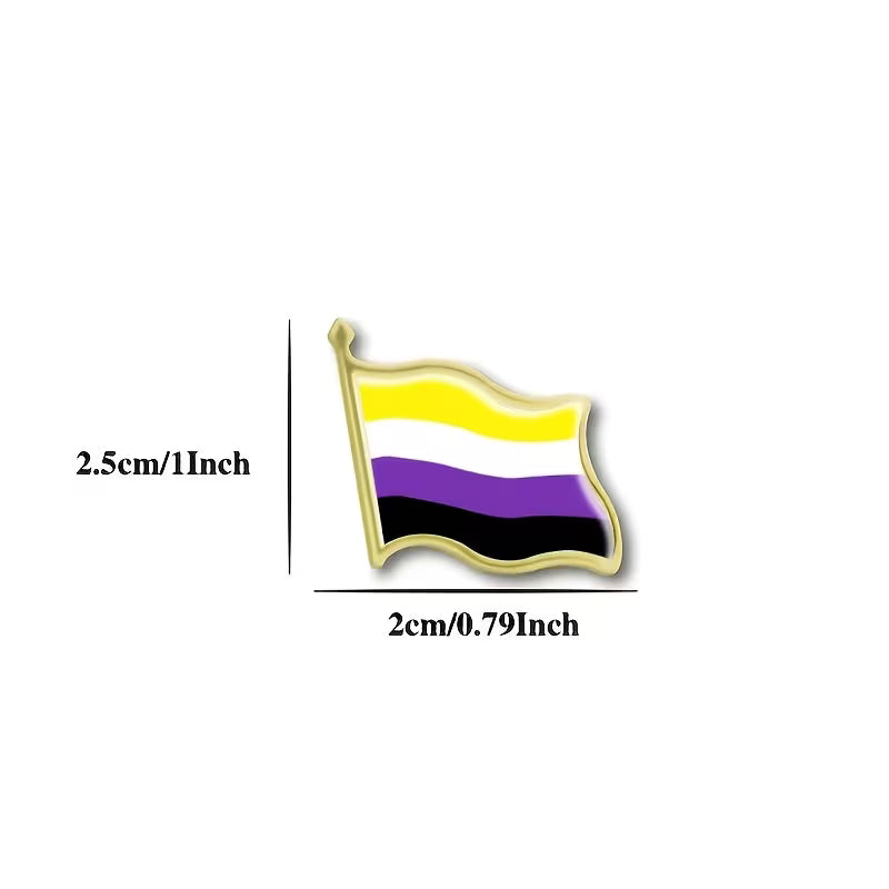 Pride flag pin - Non binary