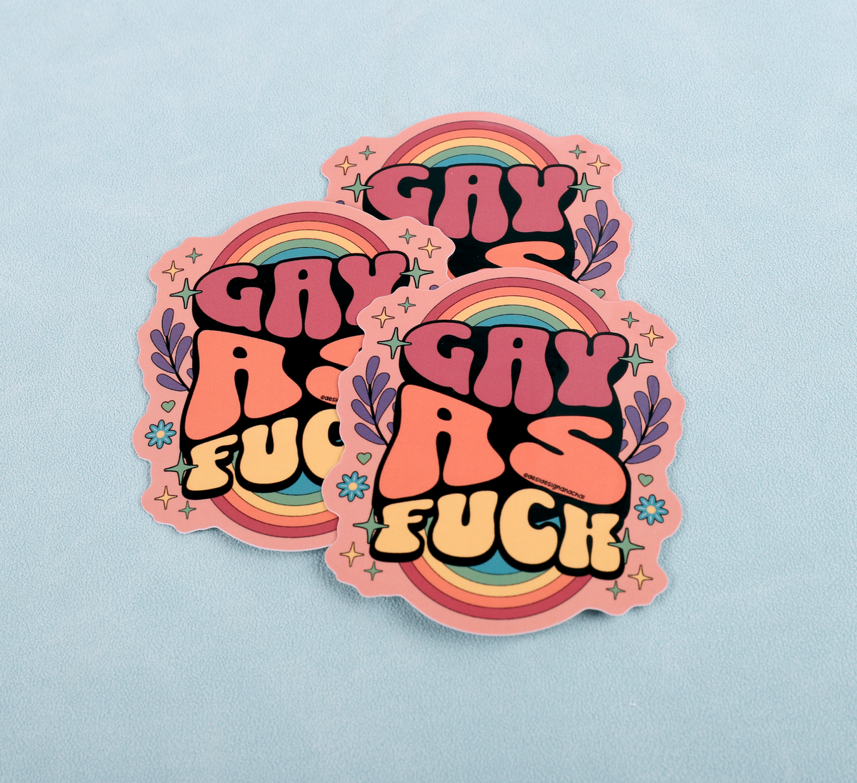 Gayaf GAY AF- Vinyl Sticker – The Flamingo Collective